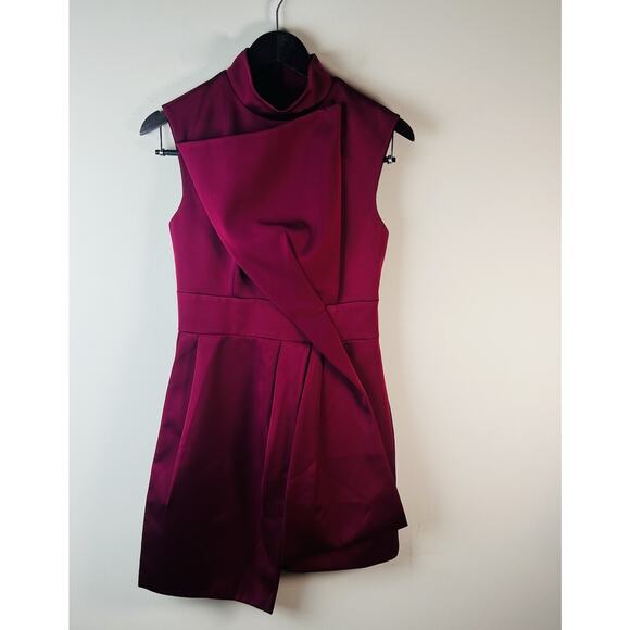 Keepsake the Label Revolve NWT Dress Burgundy M * Flawed Sleeveless Cocktail - Picture 1 of 11